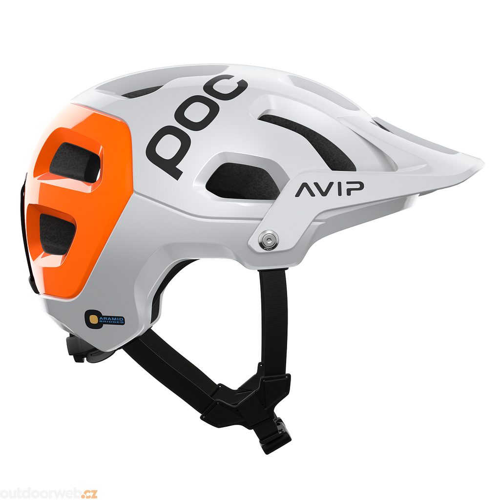 Tectal Race MIPS NFC Hydrogen White/Fluorescent Orange AVIP - MTB helma -  POC - 4 544 Kč