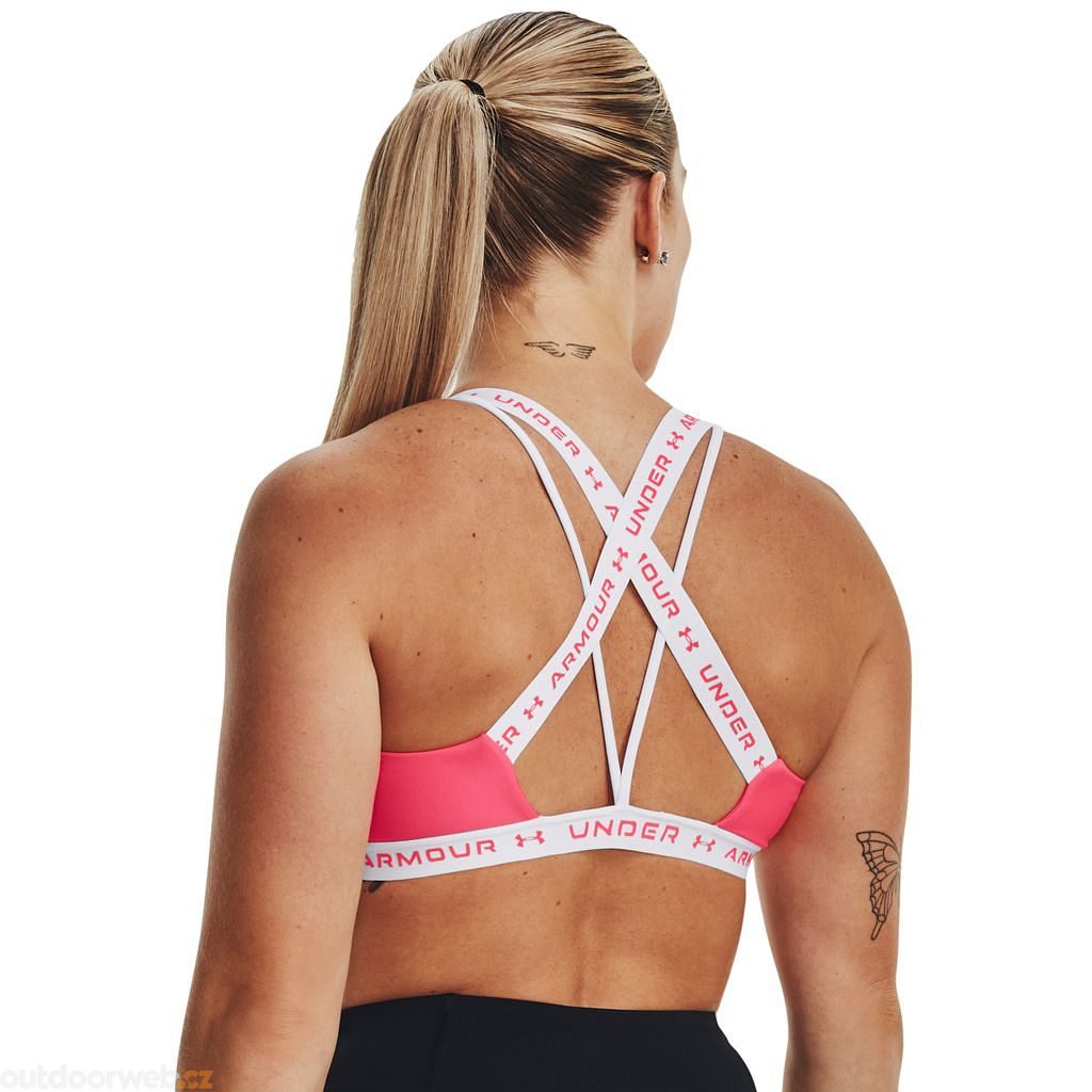 XOXO Women’s Activewear Sports Bra Pink Crossback Mesh Stretch Pullover XL  NWT