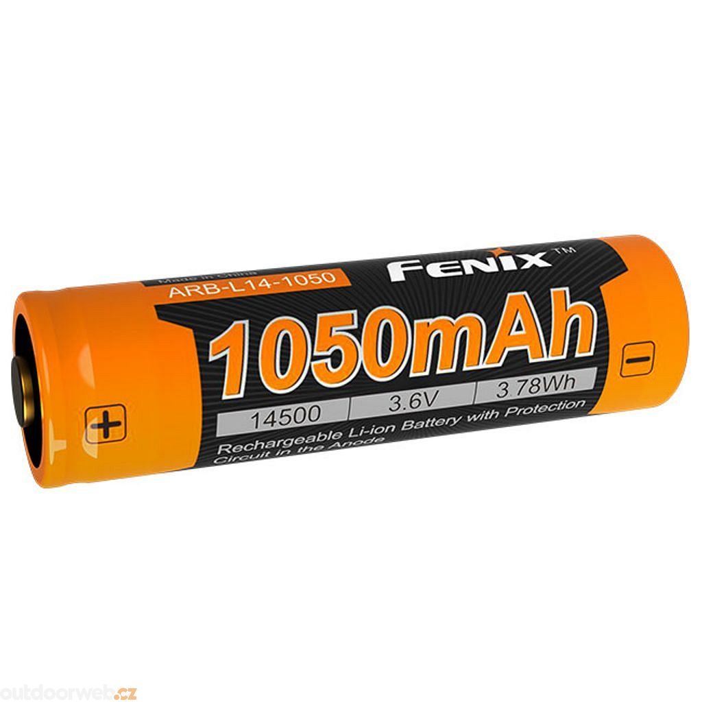 Outdoorweb.eu - 14500 1050 mAh (Li-Ion) - rechargeable batteries - FENIX -  12.91 € - outdoorové oblečení a vybavení shop