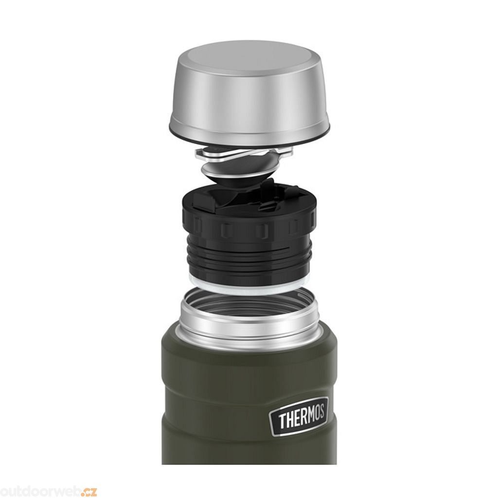  Food thermos with folding spoon and cup 470 ml dark blue - Stainless  steel vacuum insulated thermos - THERMOS - 33.02 € - outdoorové oblečení a  vybavení shop