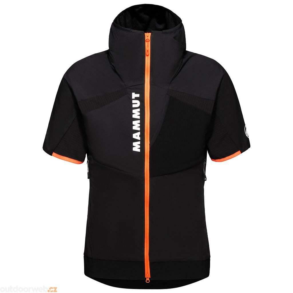 Aenergy IN Hybrid Hooded Vest Men, black-vibrant orange - Vesta pánská -  MAMMUT - 3 679 Kč