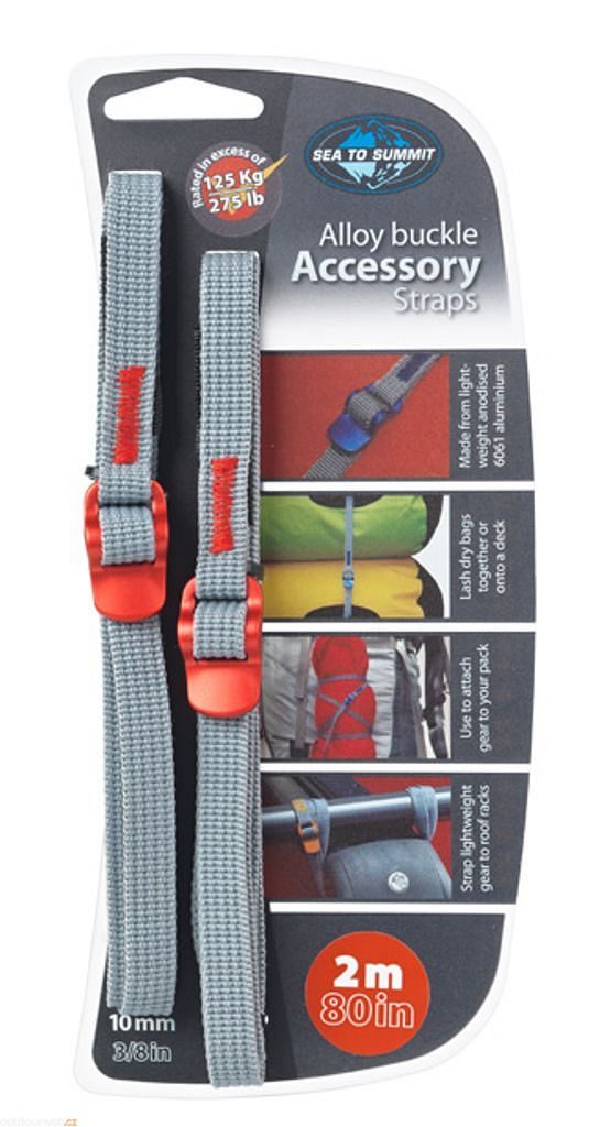 Outdoorweb.eu - Accessory Strap with Hook Buckle 10mm Webbing - 2.0m Red -  strap with crossing strap - SEA TO SUMMIT - 12.59 € - outdoorové oblečení a  vybavení shop