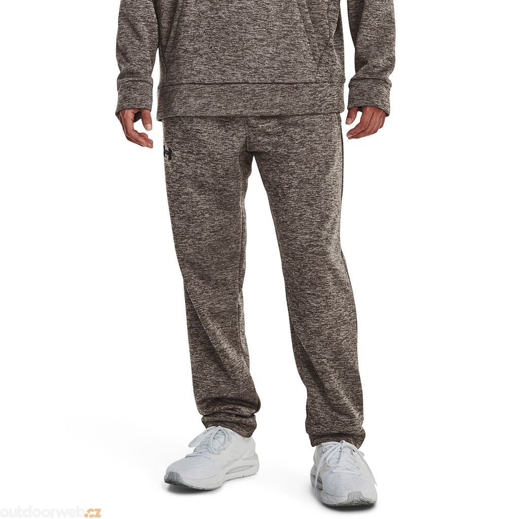  UA Armour Fleece Twist Pants, Gray - men's