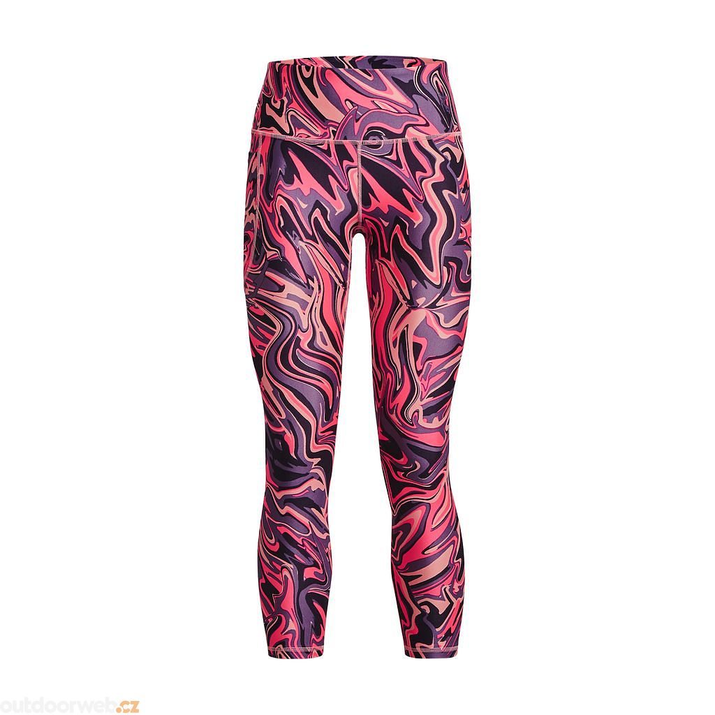  Armour AOP Ankle Leg, pink - women's leggings - UNDER ARMOUR  - 38.60 € - outdoorové oblečení a vybavení shop