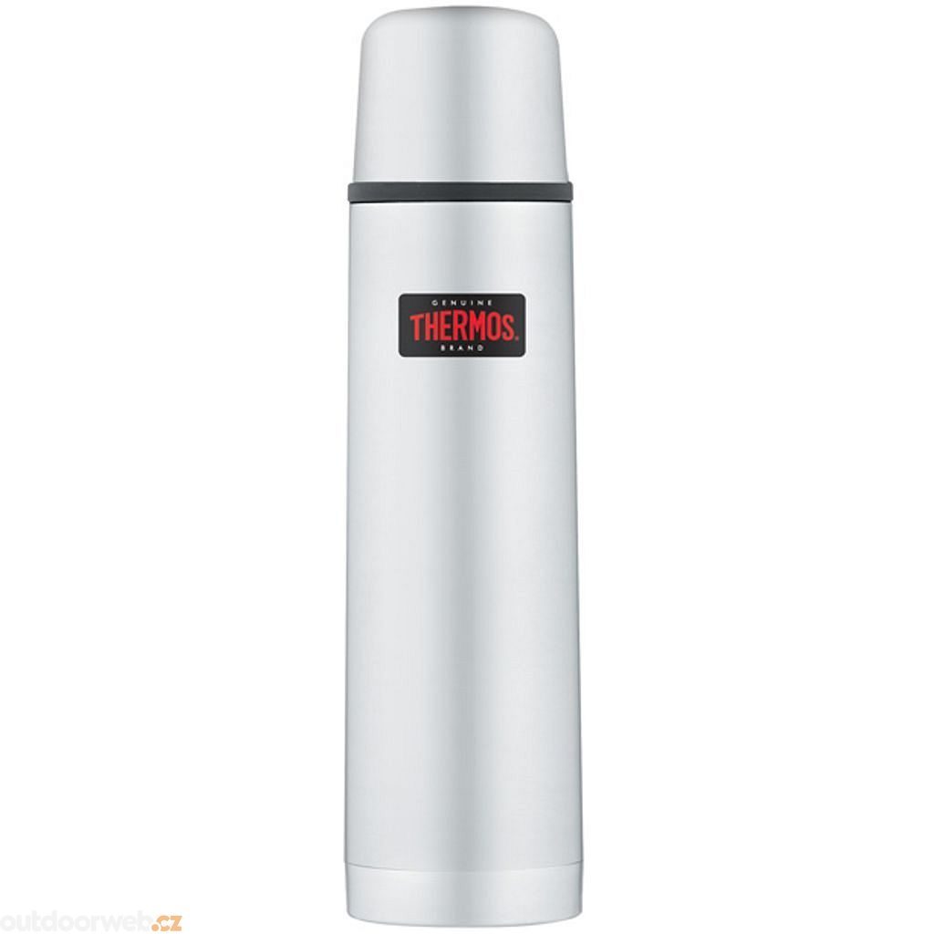 Stainless Steel Water Bottle with Push Button Cap Lightweight Thermos