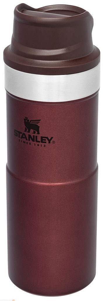 Stanley Thermal Bottle, Classic Trigger-Action Travel Mug 12oz / 350ml Wine