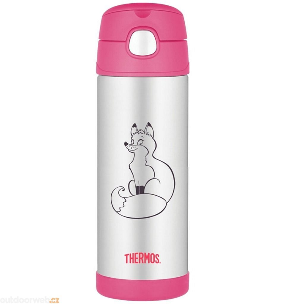 Baby thermos with straw 470 ml fox - Stainless steel thermos - THERMOS -  32.01 €