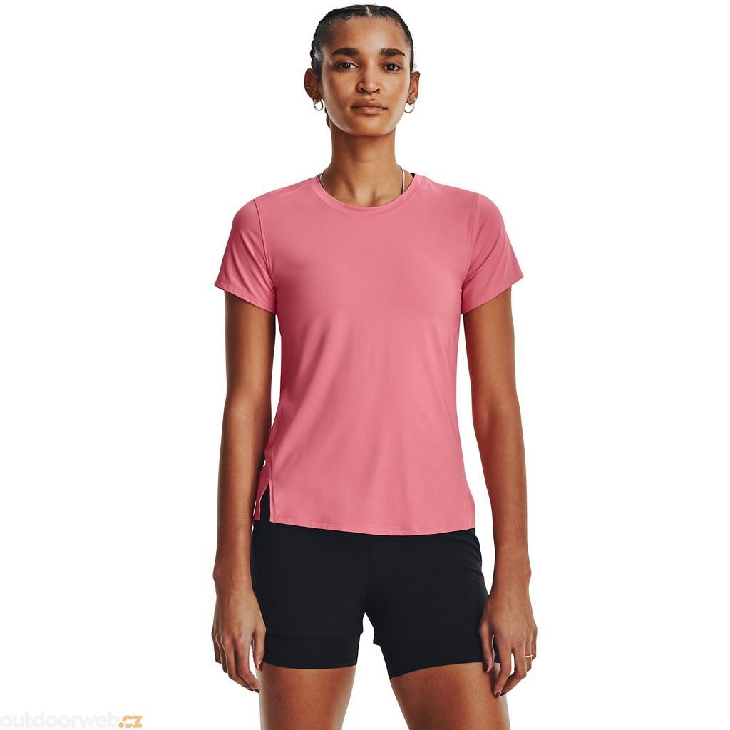  Iso-Chill Laser Tee, pink - women's short sleeve running  t-shirt - UNDER ARMOUR - 41.51 € - outdoorové oblečení a vybavení shop