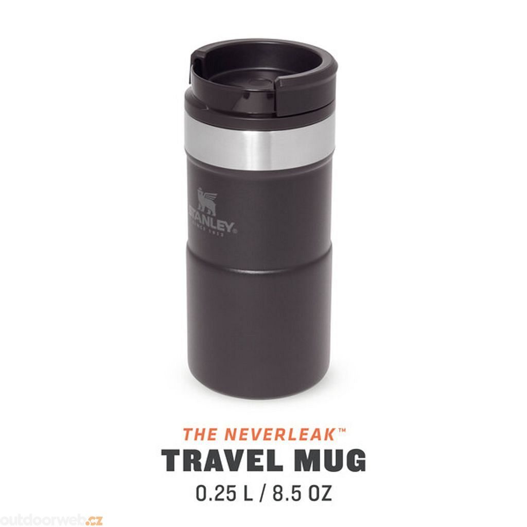 Stanley The NeverLeak Travel Mug 470 ml, matte black, thermos bottle