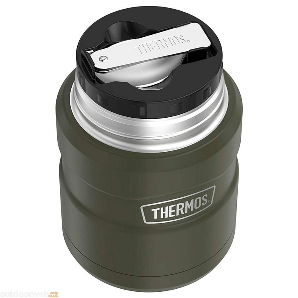  Food thermos with folding spoon and cup 470 ml Duck Egg -  Stainless steel vacuum insulated thermos - THERMOS - 33.27 € - outdoorové  oblečení a vybavení shop