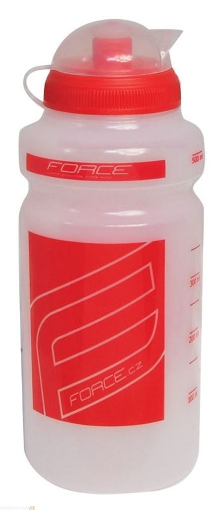 F 0,5 l, clear/red print - bottle - FORCE - 2.52 €