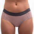 MERINO AIR 3-PACK dámské kalhotky černá/dusty pink/port red