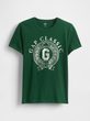 824042-00 Tričko s logem Zelená