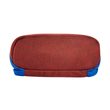 SQUARE ZIP POUCH S tango red