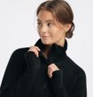 FleeceWool V2 Polo w/ zip W's Jet Black