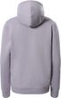 W DREW PEAK PULLOVER HOODIE MINIMAL GREY