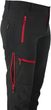 FORCE Trousers black/red