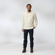 Övik Relaxed Hemp Shirt LS M Chalk White-Green