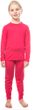 MERINO AIR SET dětský triko dl.rukáv + spodky magenta