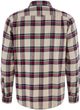 Övik Heavy Flannel Shirt M Light Fossil-Deep Red