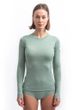 MERINO AIR dámské triko dl.rukáv basil green