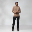 Keb Fleece Crew Neck M Suede Brown
