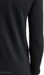 MIGHTYWOOL SHIRT LS 1/2 ZIP MEN X Black