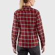 Övik Flannel Shirt W Chalk White-Dune Beige
