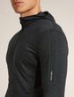 M Mer 200 Realfleece Descender LS Zip H JET HTHR/BLACK/CB