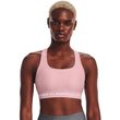 UA Crossback Mid Bra, Pink