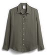 889120-03 Košile z lněné směsi Easy Shirt Zelená