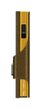 Wallet Click & Slide - vegan Bamboo Brown Bark / Gold
