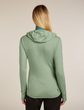 Wom Mer  300 RealFleece Desc LS Zip Hoo SEAGLASS
