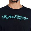 SKYLINE RIDE TEE SIGNATURE BLACK / REAL TEAL