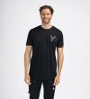 LightWool tee print horn M's jet black