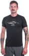 COOLMAX TECH MOUNTAINS pánské triko kr.rukáv černá