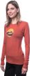 MERINO ACTIVE TRIGLAV dámské triko dl.rukáv terracotta