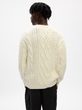 787133-02 Pletený svetr s příměsí vlny Bílá