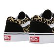 UY OLD SKOOL, (FLOCKED LEOPARD) BLACK/TRUE WHITE