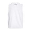 Rush Energy Crop Tank, White / Black