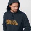 Fjällräven Logo Hoodie M Dark Violet
