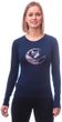 MERINO ACTIVE PT FOX dámské triko dl.rukáv deep blue