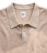 887946-02 Háčkované polo tričko Béžová