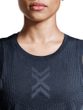 X-BIONIC® XCEED RUN TANK TOP WMN X Black/Rhino Grey