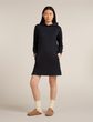 W Mer Crush LS Dress BLACK