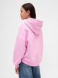 869541-00 Dětská oversize mikina Logo VintageSoft Růžová
