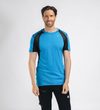 LightWool Sports Shirt, Man Bluejay/Jet Black