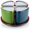 Infinity 4 Person Compact Tableset, Multicolor