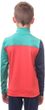 COOLMAX THERMO dětská mikina celozip korál/sea green/deep blue