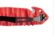 CAC TEXTURED PA6 FV RED HANDLE SERRATED